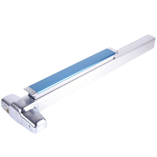 Grade 1 Concealed Vertical Rod Exit Bar, Wide Stile Pushpad, 36-in Device, 80-in to 100-in Door Heig
